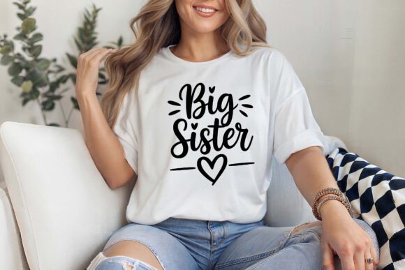 Download Big Sister Gift Shirt SVG PNG - Shirt svg Collection
