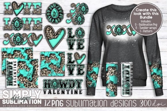 Download Turquoise Valentine &amp; Love Bundle - Love bundle Collection
