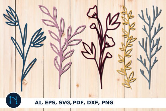 Download Wild Flowers Paper Craft SVG Bundle - Craft svg bundle Collection