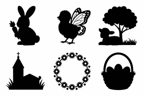 Download Easter Bunny Chick Lamb Church SVG - Church svg Collection