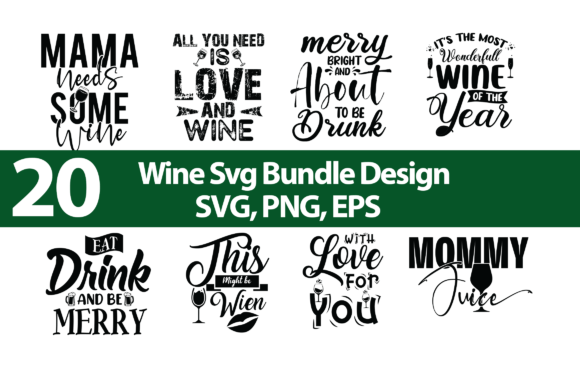 Download Wine Craft Svg Bundle Design - Craft svg bundle Collection