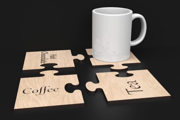 Download Laser Cut Jigsaw Coaster Svg Files - Coaster svg files Collection