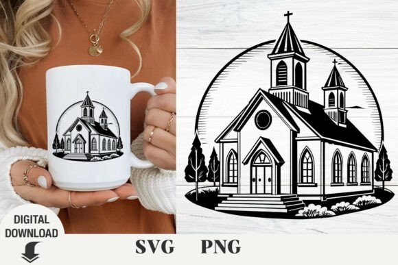 Download Church Svg, Christian, Christmas Svg - Church svg Collection