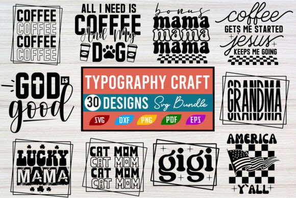 Download Typography Craft Svg Bundle - Craft svg bundle Collection