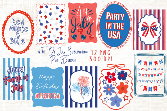 Download 4th of July PNG Sublimation Bundle - Premium Bundle