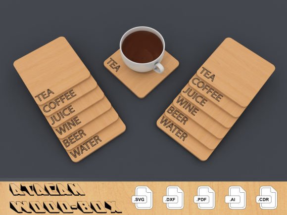 Download Coaster SVG Files, Tea Coffe Coaster 145 - Coaster svg files Collection