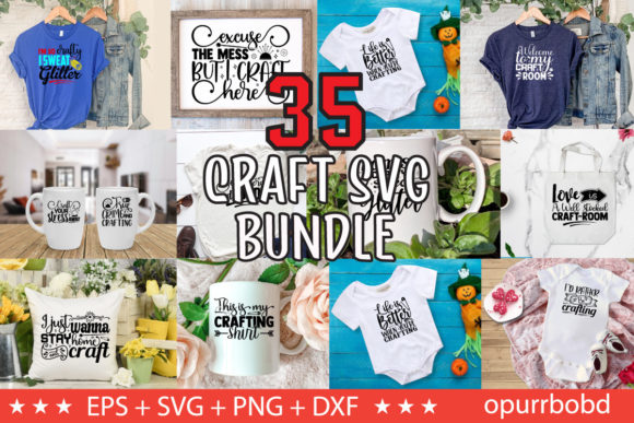 Download Craft SVG Bundle 35 Design - Craft svg bundle Collection